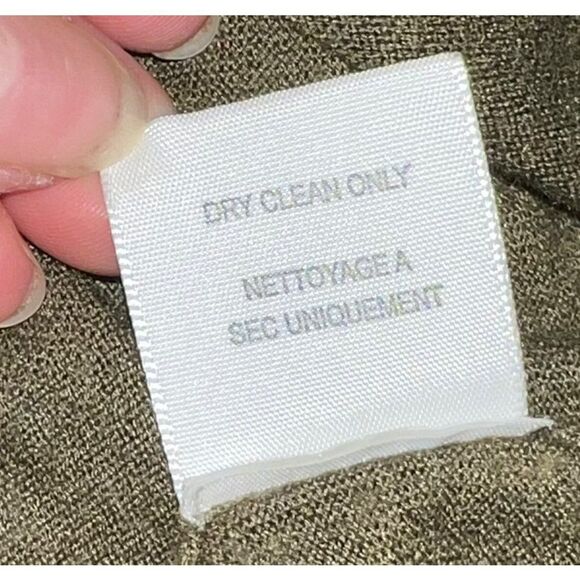 Cashmere Blend Dark Green Cowl Neck Sweater - Picture 3 of 3